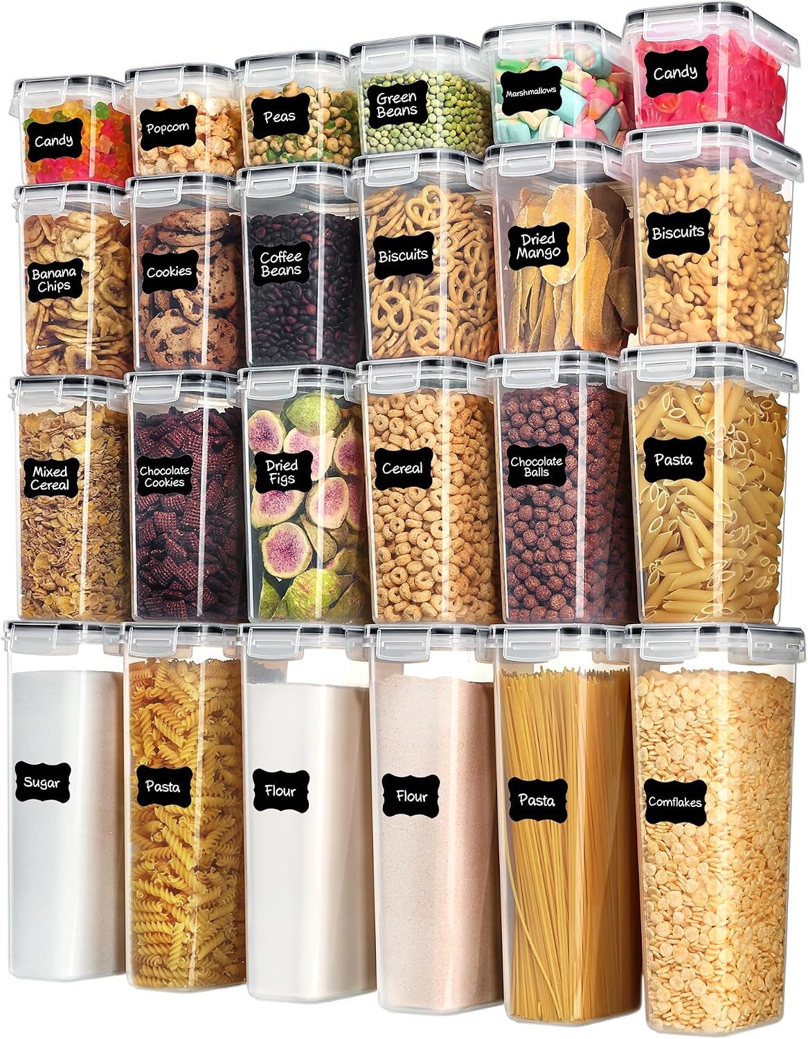Vtopmart Airtight Food Storage - Snacks Food Labels review and price