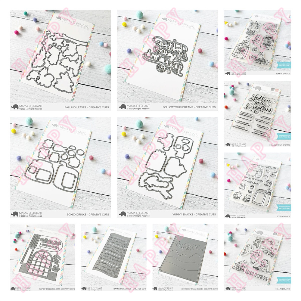 Metal Cutting Dies Stamps Anim - Food Stamps Snacks review and price